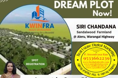 Kwinfra Realty Developers-Siri Chandana Farmlands, Aleru, Warangal