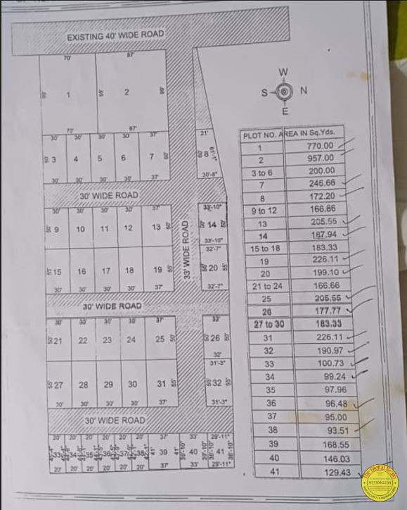 Plots fir sale in Vijayawada, Nunna