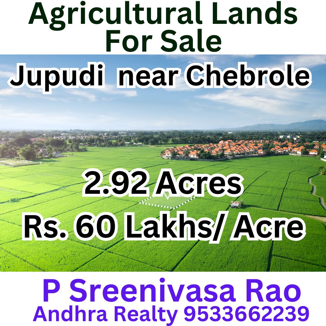 Agricultural Lands for sale near Chobrole, Jupudi